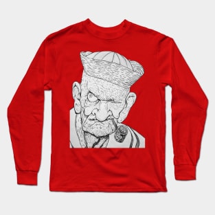 Realistic popeye Long Sleeve T-Shirt